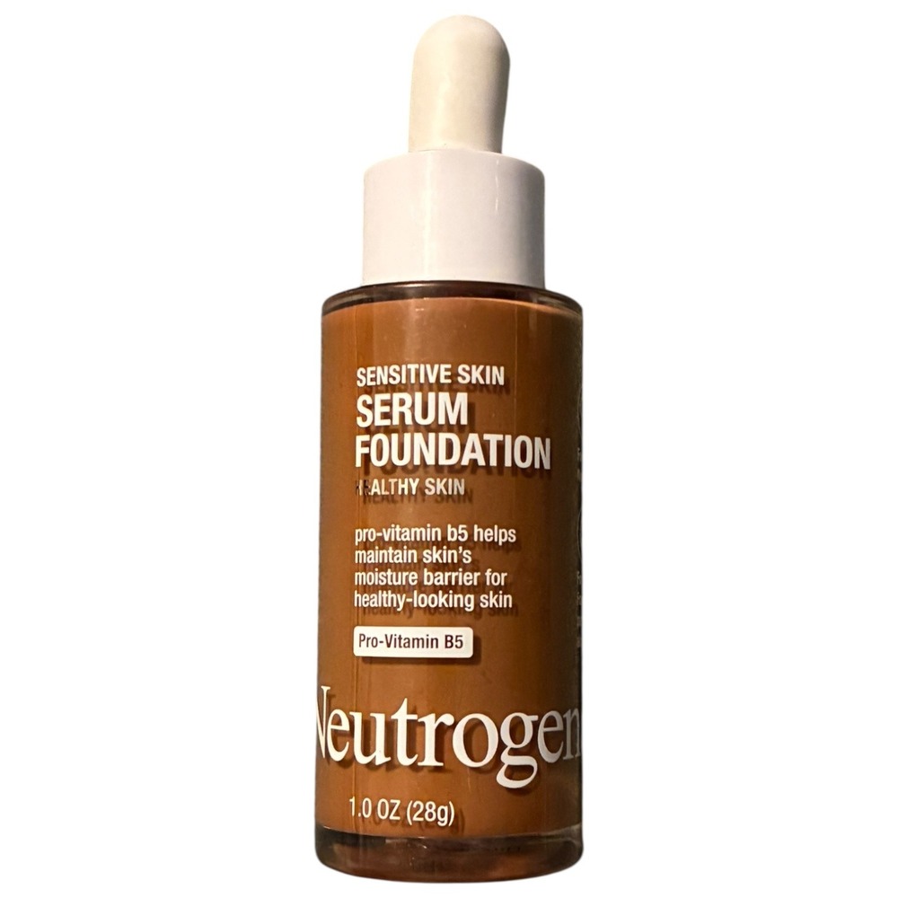 Neutrogena‎ Sensitive Skin Serum Foundation Deep 01 Pro-Vitamin B5 1 oz